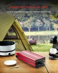 3000 Watts Power Inverter – vansoet 12V dc to 110/120V ac Car 3000W Red