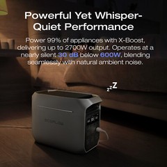 EcoFlow DELTA 3 Plus 1024Wh Portable Power Station LFP Battery+400W Solar Panel