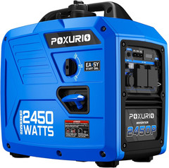 2450-Watt Portable Inverter Generator for Home Use, Super Quiet Small 120V Gas G
