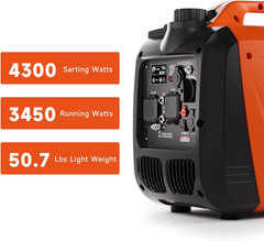 AIVOLT Inverter Generator 4300W Gas Powered Portable Super Quiet Outdoor Generat