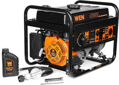 WEN DF472X 4750-Watt 120-Volt/240-Volt Dual Fuel Portable Generator with CO Shut