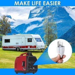 Lightweight Neutral Ground Plug for Portable Inverter Generators – 1 Pack