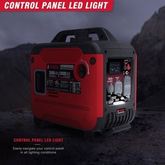 A-iPower XOS2600i 2,600/2,000-Watt A-iPower Gas Inverter Perfect for Tailgating