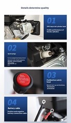 Electric Vehicle Range Extender 48V60V72V Intelligent Inverter Petrol Generator