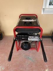 PORTER-CABLE 5500 Watt Portable Power Generator Model/MPN 5500 WATT Red/Black
