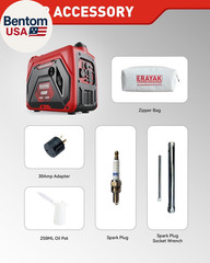 4500W Portable Inverter Generator for Home Use, Super Quiet Small Generator for