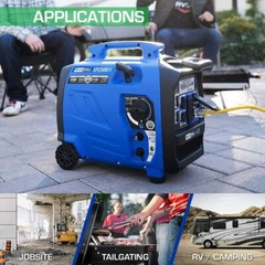 DuroMax 2,300-W Quiet Portable Hybrid RV Ready Dual Fuel Gas Inverter Generator