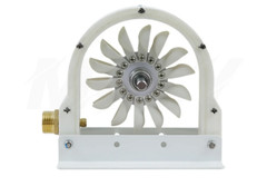 Wishcolor 100-300W 500-4000RPM Pelton Wheel Impulse Pelton Turbine with Adapter