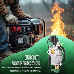 Carburetor Compatible with Harbor Freight Predator 9500 watt 459cc Quiet
