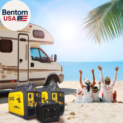 4000 Watt Dual Fuel Inverter Generator Portable Quiet 149Cc, Gas and Propane Pow