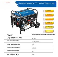 AC220V 2800W Small Household Petrol Generator for Emergency Power Generation