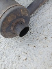 Generac Gtv760 MUFFLER Oem Used No Baffle READ DSC