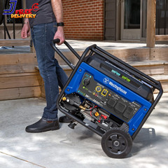 4,650-W Portable RV Ready Dual Fuel Gas Generator with Remote Electric Start