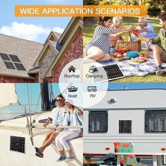 12V Solar Panel Kit 100A Controller – Solar Energy System for Home or RV