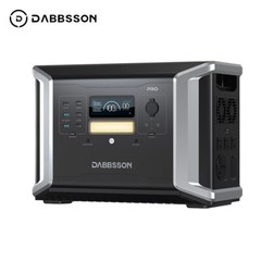 Dabbsson 4600W Max Power Station Solar Generator 2*DBS1400 Pro for Outdoor Home