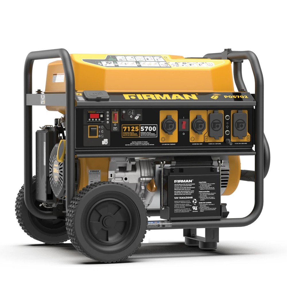 FIRMAN P05702 Portable Generator, 5700/7125-Watt, Remote Start, 13 Hour Run Time