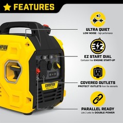 Champion 1850W/2500W Portable Gas Inverter Generator (BRAND NEW)