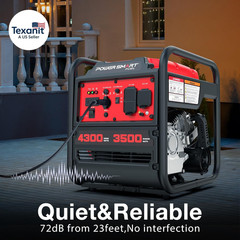 4300-Watt Portable Generator with Inverter Technology, 30 Amp for Home Use and E