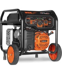WEN DF5600X 5600W Dual Fuel Portable Generator, 224cc Electric Start, CO Sensor