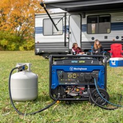 Westinghouse 4,650-W Portable RV Ready Dual Fuel Powered Remote Start Generator