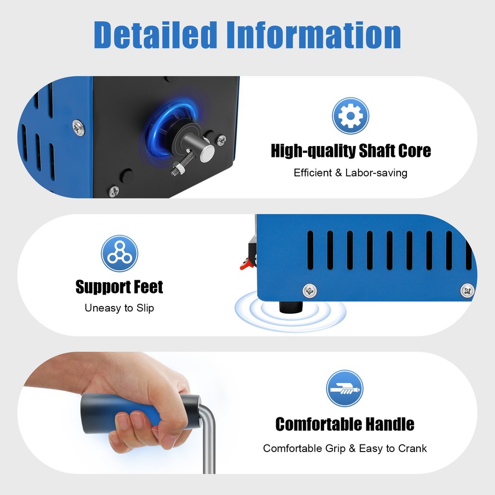 Hand Crank Generator Dynamo Emergency Generator 12/15V USB Charging Portable