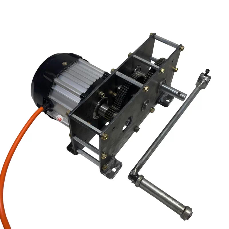AC 220V 2000W Hand-Crank Generator 50Hz Household Speed-Increasing Gearbox