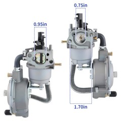 Dual Fuel Carburetor LPG Conversion Kit for Generator GX200 160 168F 170F Engine