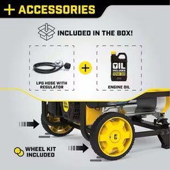 Champion Dual Fuel Portable Generator 5300W/4250W Electric Start Covered Outlets