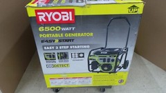 6,500-Watt Gasoline Powered Portable Generator with CO Shutdown Sensor