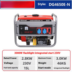 Gasoline Generator High Power Two Phase 220v Three Phase 380v Generator
