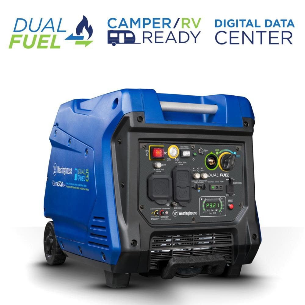 Westinghouse Outdoor Power 4,500 Watt Dual Fuel 50-State Portable Inverter