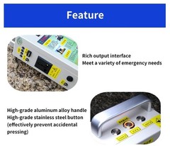 Generator 150W Hand Crank Generator 220V Power Bank DC 12v Mobile Power Supply