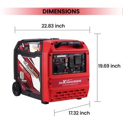 6KW Generator for Outdoor Wedding & Events 6KW, Portable with Wheels, 120V/240V