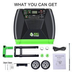 Nature’s Generator Elite Platinum – WE System: 3600W Solar and Wind Powered