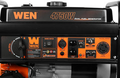 WEN DF472X 4750-Watt 120-Volt/240-Volt Dual Fuel Portable Generator with CO Shut