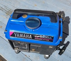 Vtg Yamaha EF 1000A Portable Generator Japan Steel Casing Working