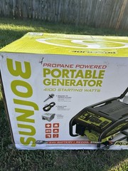 Sun Joe 4100 Watt Portable Propane Generator w/ Electric Start SJG4100LP-TV1 NEW