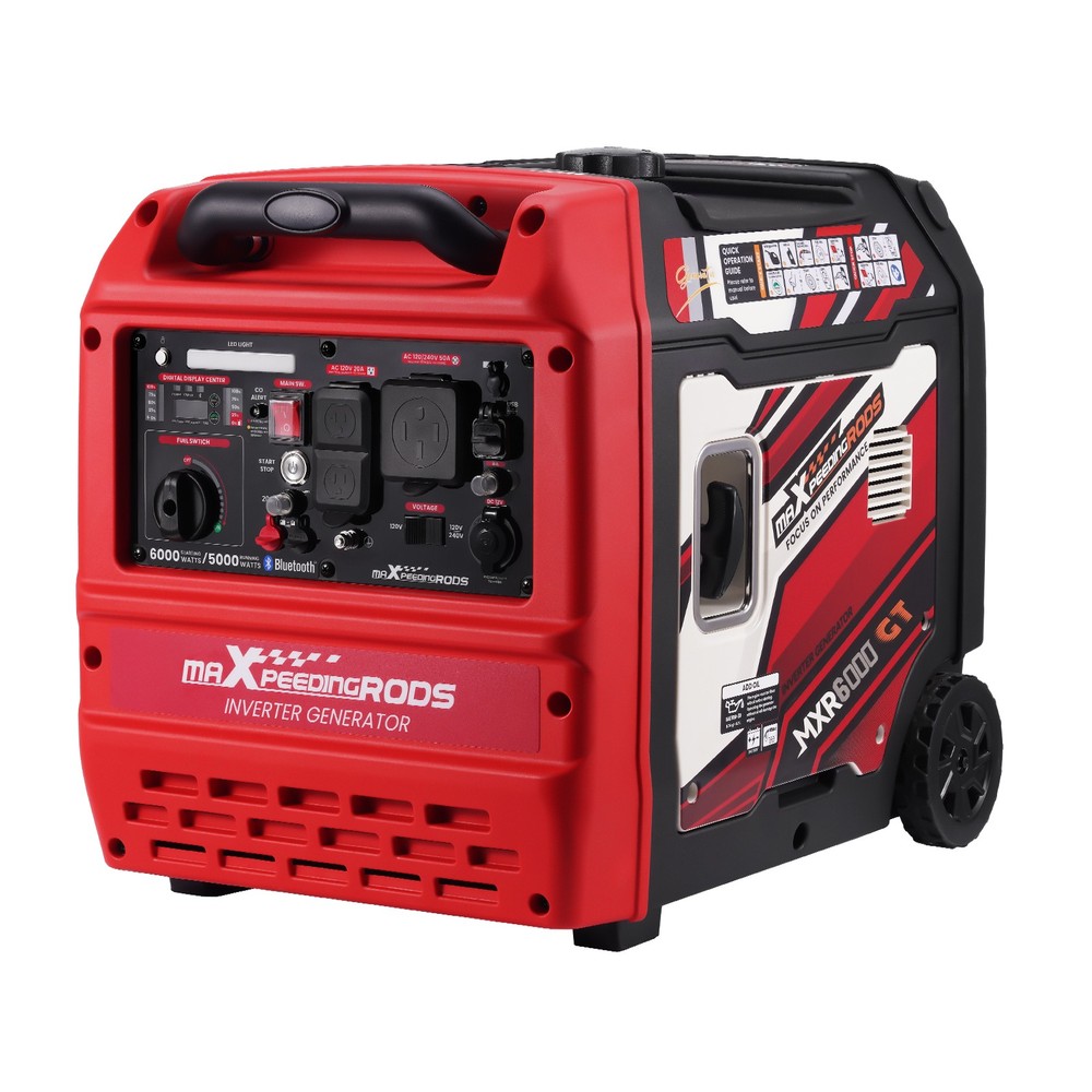 6KW Generator with Digital Display for Easy Monitoring 120V/240V APP Start