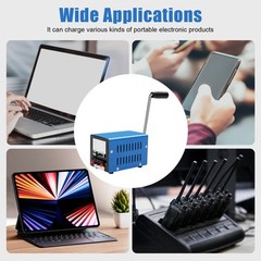 Portable Hand Crank Dynamo Charger Emergency USB Generator High Power