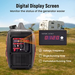 2850Watt Gas Powered Portable Inverter Generator 60dB Super Quiet for Camping