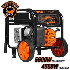 WEN 5600 Watt Portable Generator Electric Start 224cc Transfer Switch and RV
