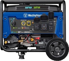 Westinghouse 4650-W Portable Dual Fuel Powered Remote Start Generator, CO Sensor