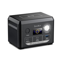 100W Portable Power Station, 96Wh Small Generator 30000mAh LiFePO4 Dark Grey