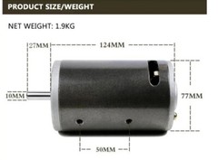 220V550W High Power Permanent Magnet DC Generator Foot DC Motor