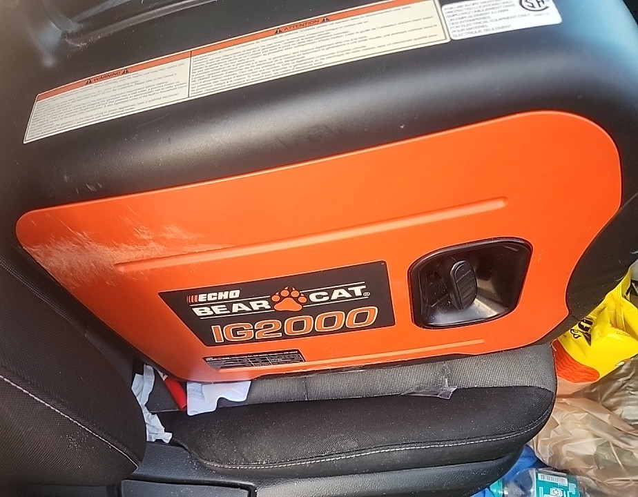 ECHO Bear Cat IG2000 Inverter Generator, Portable, Orange/Black