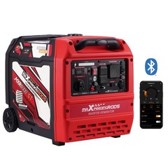 Portable Generator for Construction & Events 6000W, 120V/240V, Wheels & Handle