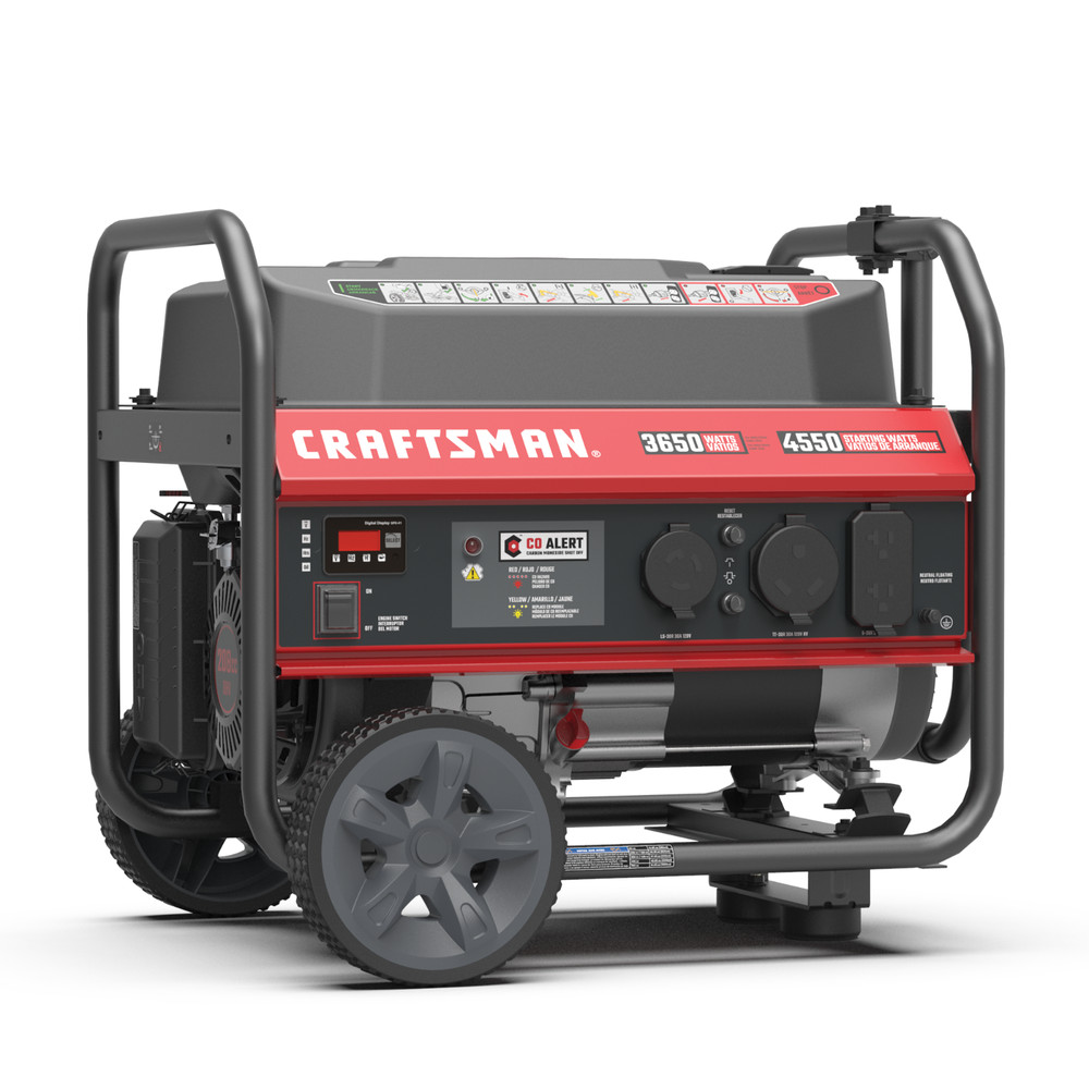 Craftsmen Recoil Start 4500 / 3650 Watt Portable Gas Generator CMXGGFMP03633