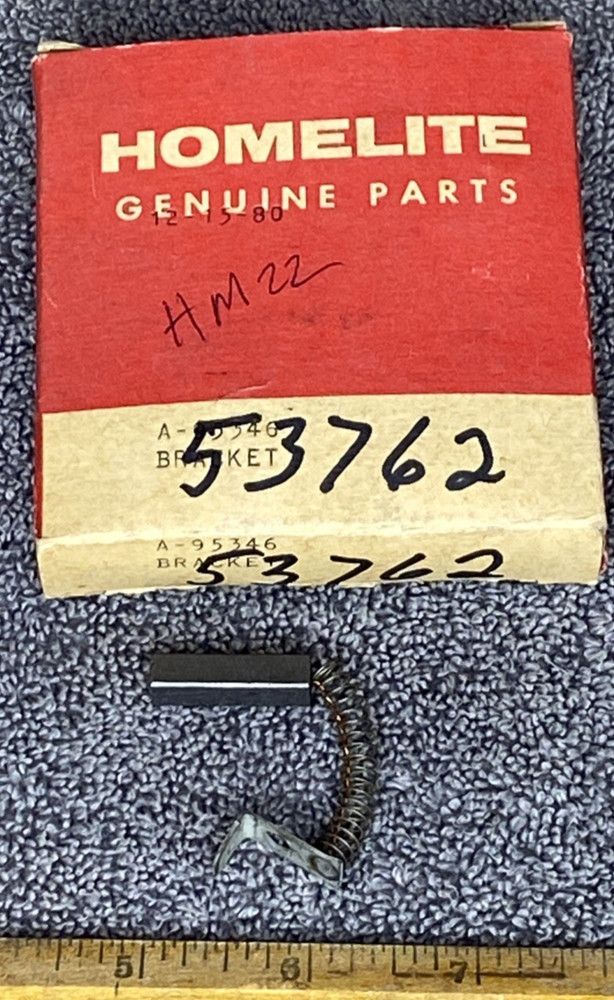 Homelite 53762 Generator Single Brush New Old Stock OEM Distributor Overstock