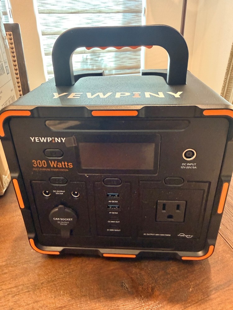 NEW YEWPINY Portable Power Station Supply Generator 300W
