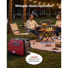 Uimoso Electric Start Dual Fuel Inverter Generator 4200W RV Ready&Power Outage